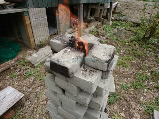 自作レンガ レンガを自分で焼いて焼成煉瓦を作成してみる